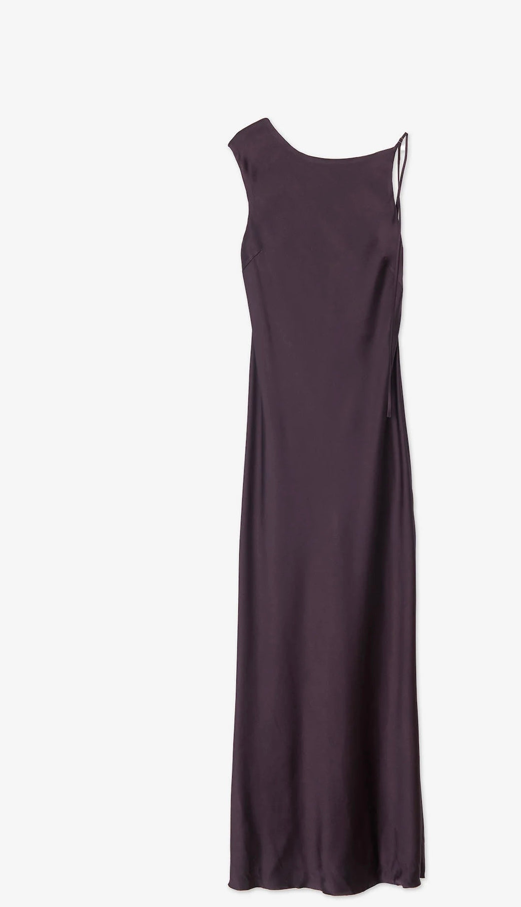 ASYMMETRIC SATIN DRESS